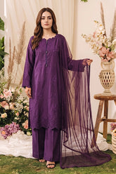 3 PIECE - EMBROIDERED LAWN SUIT