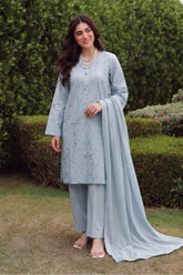 3 PIECE - EMBROIDERED LAWN SUIT