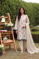 3 PIECE - EMBROIDERED LAWN SUIT