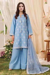 3 PIECE - EMBROIDERED LAWN SUIT