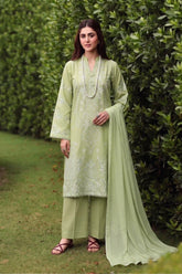 3 PIECE - EMBROIDERED LAWN SUIT