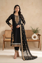 3 PIECE - EMBROIDERED LAWN SUIT