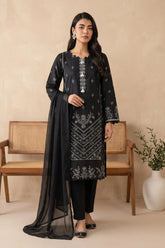 3 PIECE - EMBROIDERED LAWN SUIT