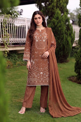 3 PIECE - EMBROIDERED LAWN SUIT
