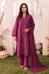 3 PIECE - EMBROIDERED LAWN SUIT