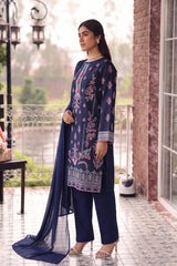 3 PIECE - EMBROIDERED LAWN SUIT