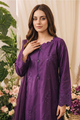 3 PIECE - EMBROIDERED LAWN SUIT