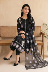3 PIECE - EMBROIDERED LAWN SUIT