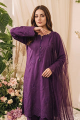 3 PIECE - EMBROIDERED LAWN SUIT