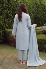 3 PIECE - EMBROIDERED LAWN SUIT