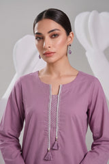 2 PIECE SOLID LAWN SUIT – DUSTY FALSA