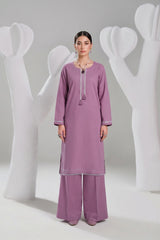 2 PIECE SOLID LAWN SUIT – DUSTY FALSA