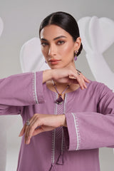 2 PIECE SOLID LAWN SUIT – DUSTY FALSA