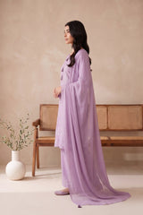 3 PIECE - EMBROIDERED LAWN SUIT