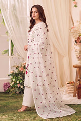 3 PIECE - EMBROIDERED LAWN SUIT