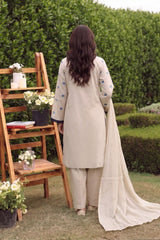3 PIECE - EMBROIDERED LAWN SUIT
