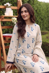 3 PIECE - EMBROIDERED LAWN SUIT