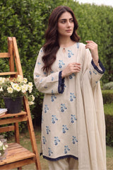 3 PIECE - EMBROIDERED LAWN SUIT