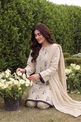 3 PIECE - EMBROIDERED LAWN SUIT