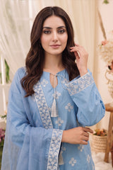 3 PIECE - EMBROIDERED LAWN SUIT