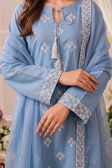 3 PIECE - EMBROIDERED LAWN SUIT