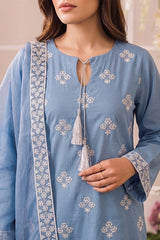 3 PIECE - EMBROIDERED LAWN SUIT
