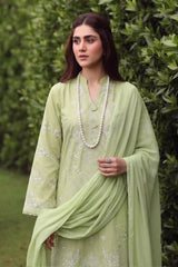 3 PIECE - EMBROIDERED LAWN SUIT