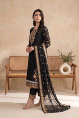 3 PIECE - EMBROIDERED LAWN SUIT