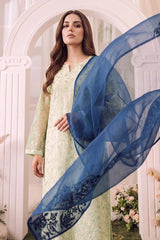 3 PIECE - EMBROIDERED LAWN SUIT