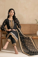 3 PIECE - EMBROIDERED LAWN SUIT