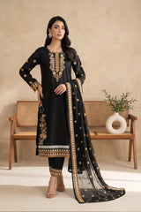 3 PIECE - EMBROIDERED LAWN SUIT