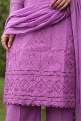 3 PIECE - EMBROIDERED LAWN SUIT