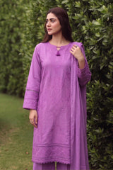 3 PIECE - EMBROIDERED LAWN SUIT