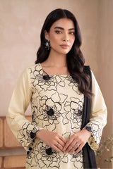 3 PIECE - EMBROIDERED LAWN SUIT