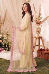 3 PIECE - EMBROIDERED LAWN SUIT