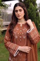 3 PIECE - EMBROIDERED LAWN SUIT