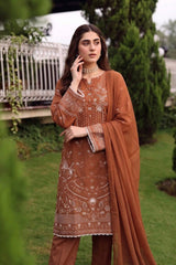 3 PIECE - EMBROIDERED LAWN SUIT
