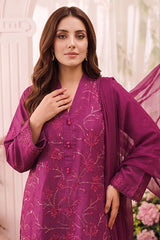 3 PIECE - EMBROIDERED LAWN SUIT