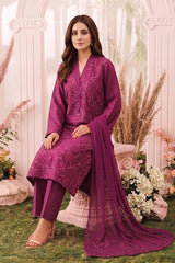 3 PIECE - EMBROIDERED LAWN SUIT