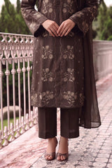 3 PIECE - EMBROIDERED LAWN SUIT