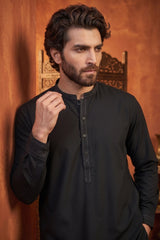 COOL BLACK MENS STITCHED