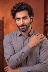 COOL GREY MENS STITCHED