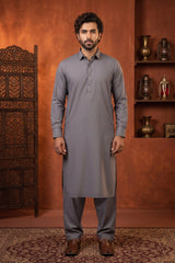 COOL GREY MENS STITCHED