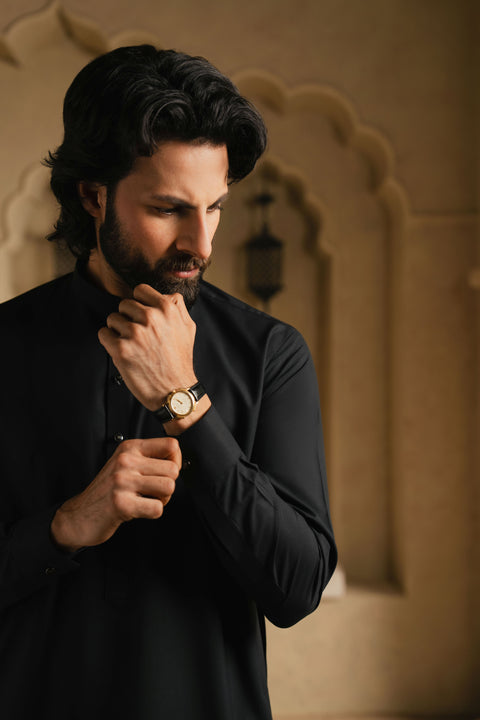 OSKAR BLACK MENS STITCHED