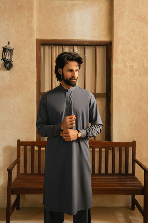 OXFORD STROM BLUE MENS STITCHED