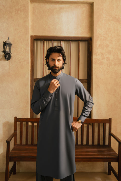 OXFORD STROM BLUE MENS STITCHED