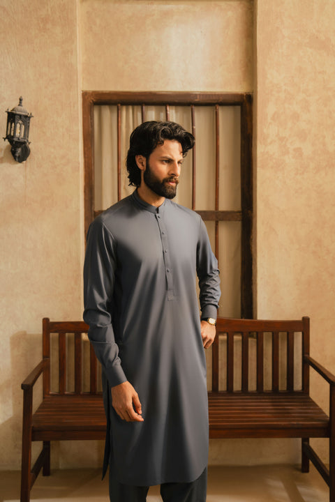 OXFORD STROM BLUE MENS STITCHED