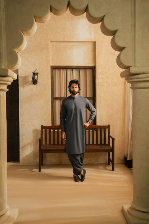 OXFORD STROM BLUE MENS STITCHED