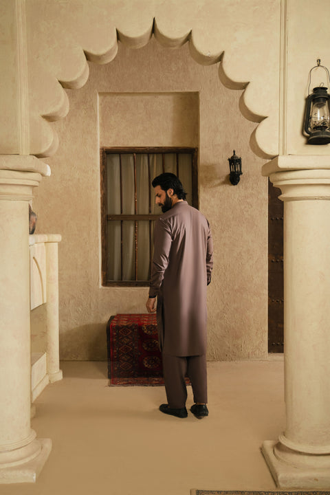 OXFORD CHOCOLATE BROWN MENS STITCHED