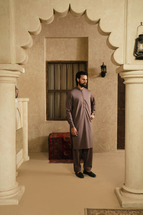 OXFORD CHOCOLATE BROWN MENS STITCHED